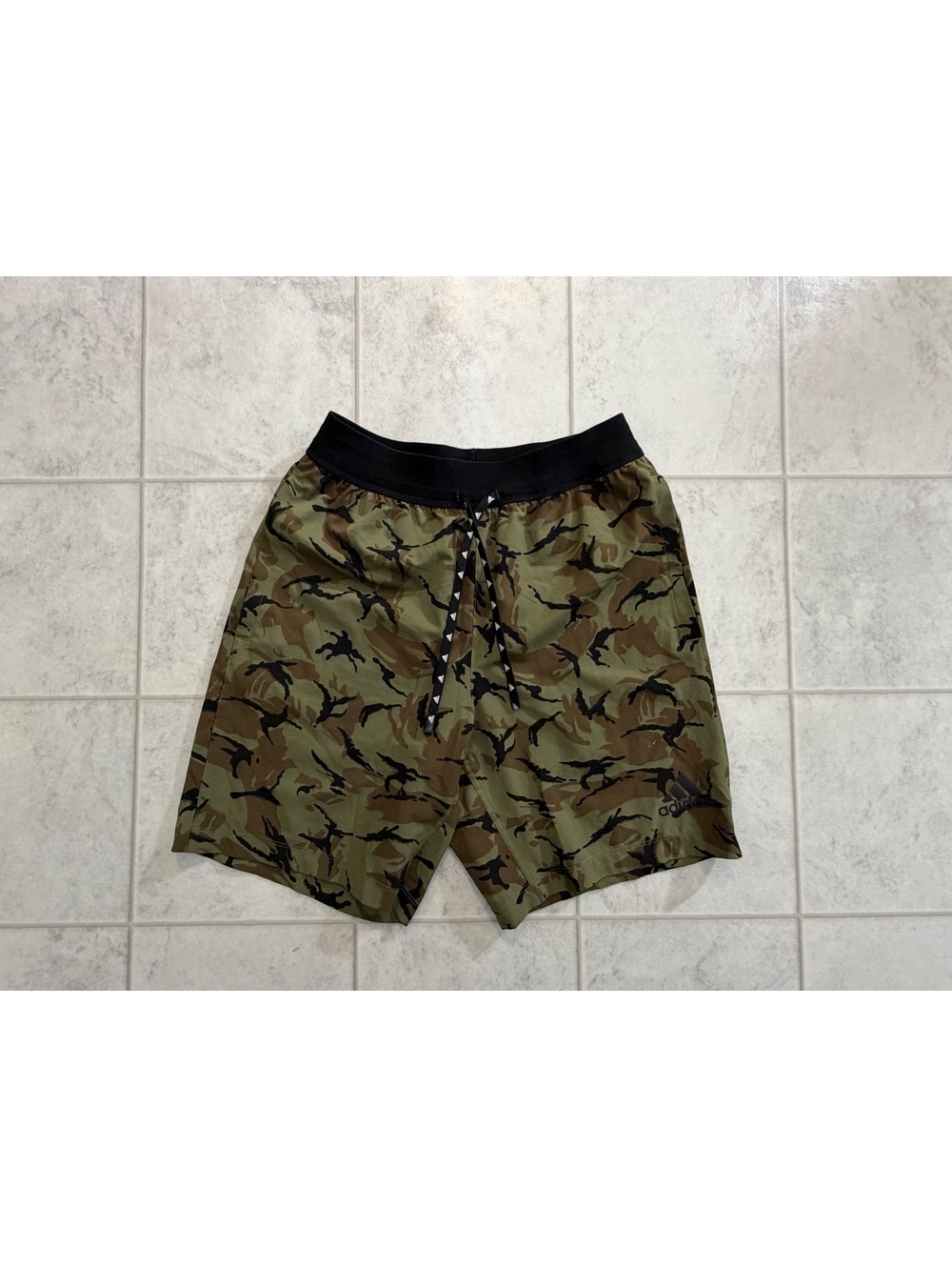 Adidas Primegreen camo athletic shorts